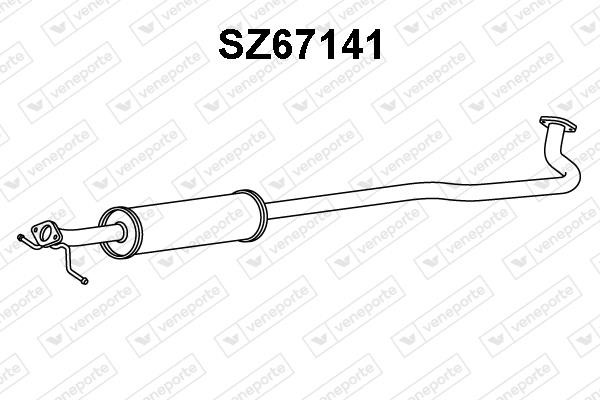 Veneporte SZ67141 Додатковий глушник SZ67141: Купити в Україні - Добра ціна на EXIST.UA!
