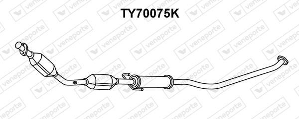 Veneporte TY70075K Каталізатор TY70075K: Приваблива ціна - Купити в Україні на EXIST.UA!