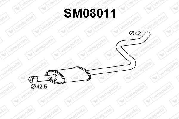 Veneporte SM08011 Додатковий глушник SM08011: Купити в Україні - Добра ціна на EXIST.UA!