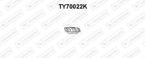 Veneporte TY70022K Каталізатор TY70022K: Купити в Україні - Добра ціна на EXIST.UA!