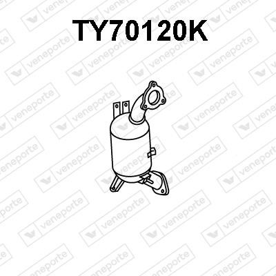 Veneporte TY70120K Каталізатор TY70120K: Купити в Україні - Добра ціна на EXIST.UA!