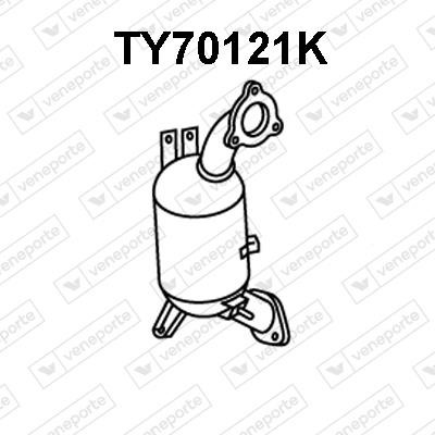 Veneporte TY70121K Каталізатор TY70121K: Купити в Україні - Добра ціна на EXIST.UA!