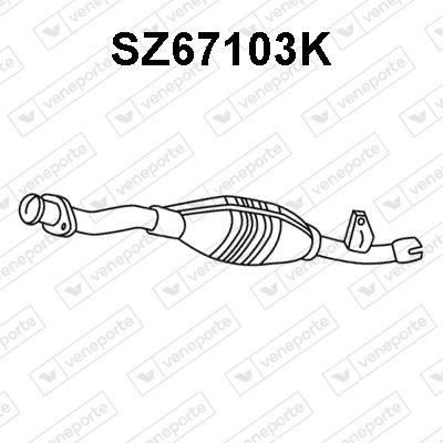 Veneporte SZ67103K Каталізатор SZ67103K: Купити в Україні - Добра ціна на EXIST.UA!