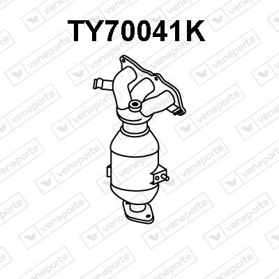 Veneporte TY70041K Каталізатор TY70041K: Купити в Україні - Добра ціна на EXIST.UA!