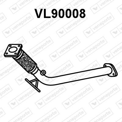Veneporte VL90008 Вихлопна труба VL90008: Купити в Україні - Добра ціна на EXIST.UA!