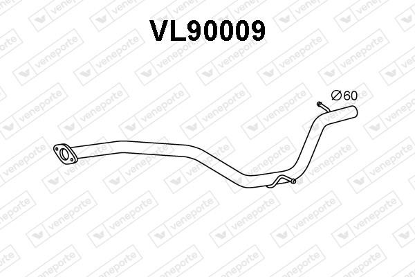 Veneporte VL90009 Вихлопна труба VL90009: Купити в Україні - Добра ціна на EXIST.UA!