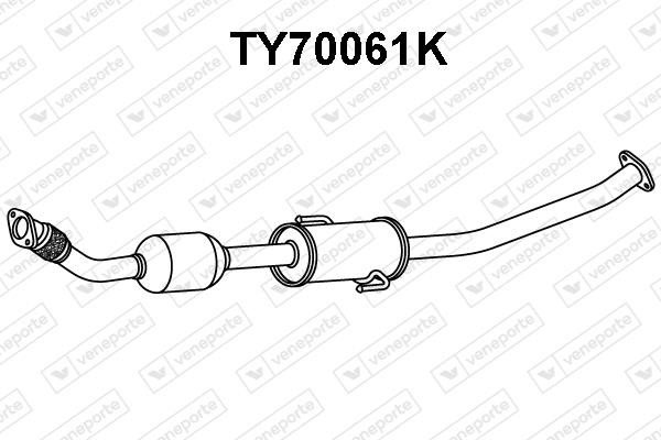 Veneporte TY70061K Каталізатор TY70061K: Купити в Україні - Добра ціна на EXIST.UA!