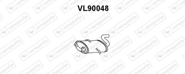 Veneporte VL90048 Глушник, задня частина VL90048: Приваблива ціна - Купити в Україні на EXIST.UA!