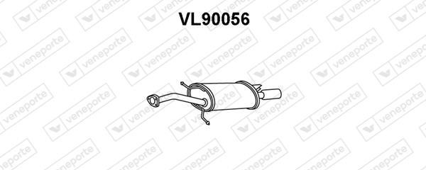 Veneporte VL90056 Глушник, задня частина VL90056: Купити в Україні - Добра ціна на EXIST.UA!