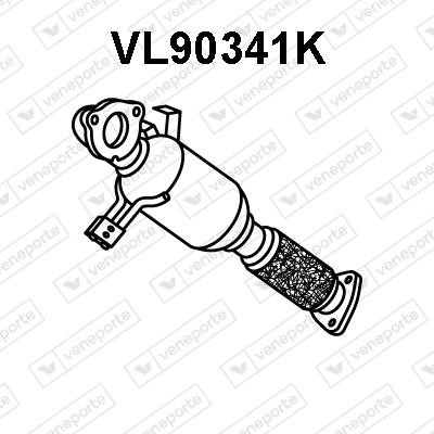 Veneporte VL90341K Каталізатор VL90341K: Купити в Україні - Добра ціна на EXIST.UA!