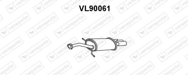 Veneporte VL90061 Глушник, задня частина VL90061: Купити в Україні - Добра ціна на EXIST.UA!