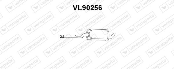Veneporte VL90256 Глушник, середня частина VL90256: Купити в Україні - Добра ціна на EXIST.UA!