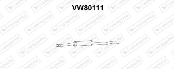 Veneporte VW80111 Резонатор VW80111: Купити в Україні - Добра ціна на EXIST.UA!