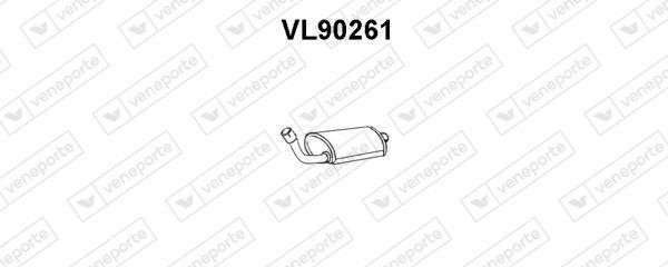 Veneporte VL90261 Глушник, задня частина VL90261: Купити в Україні - Добра ціна на EXIST.UA!
