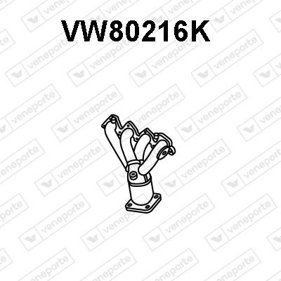 Veneporte VW80216K Каталізатор VW80216K: Купити в Україні - Добра ціна на EXIST.UA!