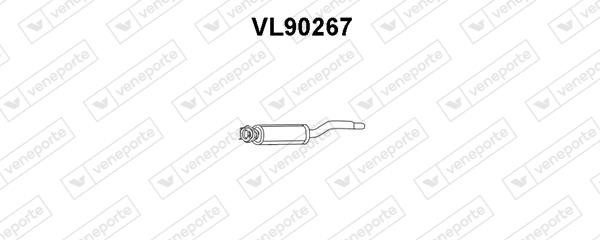 Veneporte VL90267 Резонатор VL90267: Купити в Україні - Добра ціна на EXIST.UA!