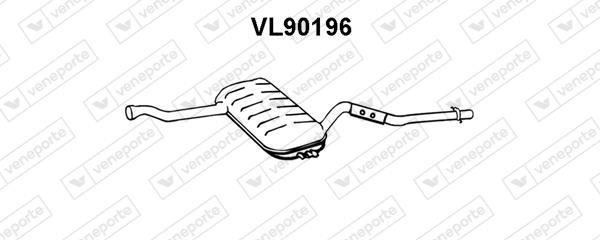 Veneporte VL90196 Глушник, задня частина VL90196: Купити в Україні - Добра ціна на EXIST.UA!