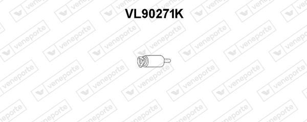 Veneporte VL90271K Каталізатор VL90271K: Купити в Україні - Добра ціна на EXIST.UA!