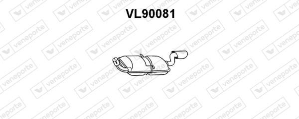 Veneporte VL90081 Глушник, задня частина VL90081: Купити в Україні - Добра ціна на EXIST.UA!