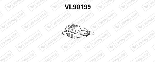 Veneporte VL90199 Глушник, задня частина VL90199: Купити в Україні - Добра ціна на EXIST.UA!