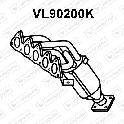Veneporte VL90200K Каталізатор VL90200K: Приваблива ціна - Купити в Україні на EXIST.UA!