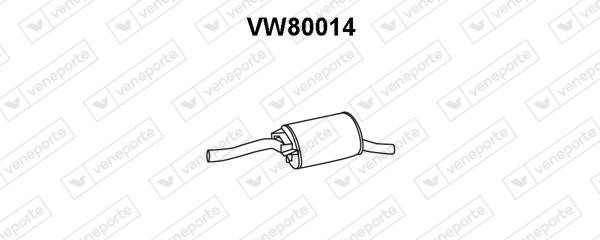 Veneporte VW80014 Глушник, задня частина VW80014: Купити в Україні - Добра ціна на EXIST.UA!