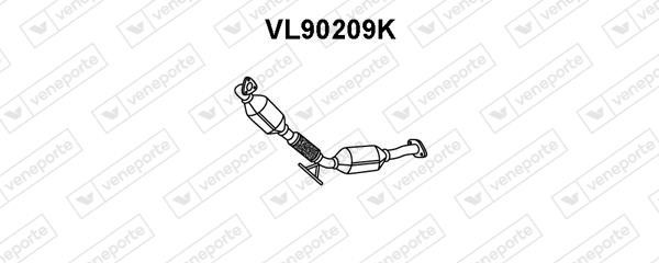 Veneporte VL90209K Каталізатор VL90209K: Купити в Україні - Добра ціна на EXIST.UA!