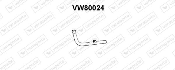 Veneporte VW80024 Вихлопна труба VW80024: Купити в Україні - Добра ціна на EXIST.UA!