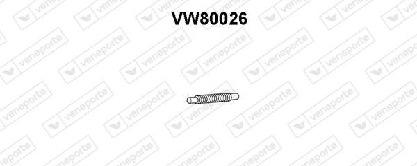 Veneporte VW80026 Труба гофрована VW80026: Купити в Україні - Добра ціна на EXIST.UA!