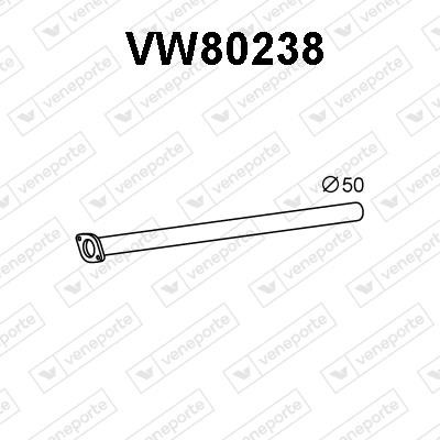 Veneporte VW80238 Вихлопна труба VW80238: Купити в Україні - Добра ціна на EXIST.UA!
