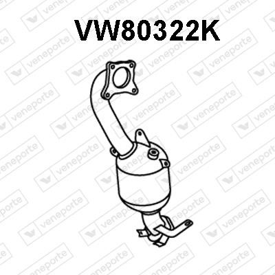 Veneporte VW80322K Каталізатор VW80322K: Купити в Україні - Добра ціна на EXIST.UA!