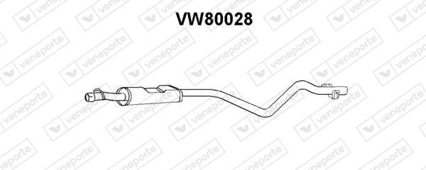 Veneporte VW80028 Резонатор VW80028: Купити в Україні - Добра ціна на EXIST.UA!