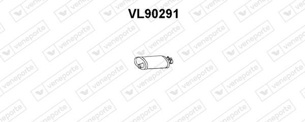 Veneporte VL90291 Глушник, задня частина VL90291: Приваблива ціна - Купити в Україні на EXIST.UA!