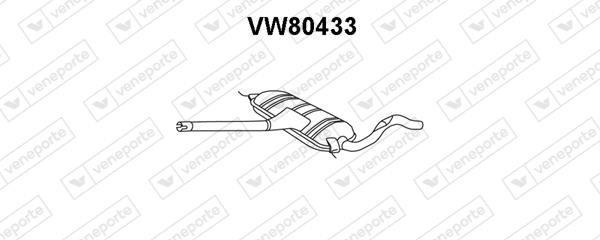 Veneporte VW80433 Резонатор VW80433: Приваблива ціна - Купити в Україні на EXIST.UA!