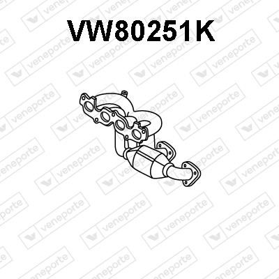 Veneporte VW80251K Каталізатор VW80251K: Купити в Україні - Добра ціна на EXIST.UA!