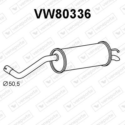 Veneporte VW80336 Амортизатор VW80336: Купити в Україні - Добра ціна на EXIST.UA!