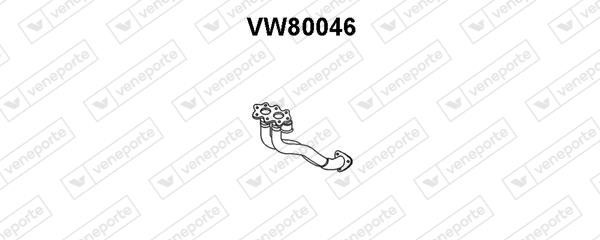 Veneporte VW80046 Вихлопна труба VW80046: Купити в Україні - Добра ціна на EXIST.UA!