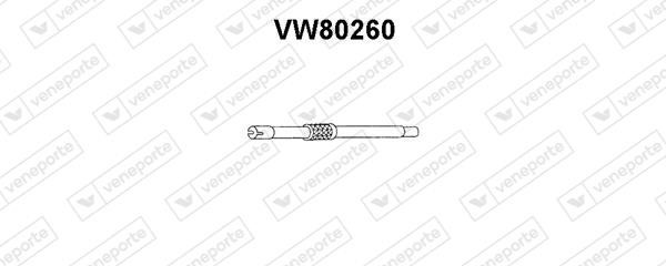 Veneporte VW80260 Вихлопна труба VW80260: Купити в Україні - Добра ціна на EXIST.UA!