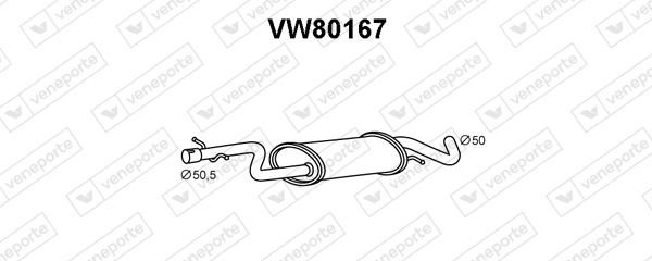 Veneporte VW80167 Резонатор VW80167: Купити в Україні - Добра ціна на EXIST.UA!