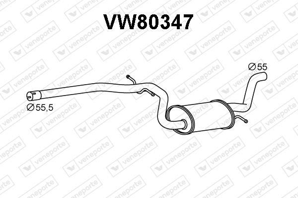 Veneporte VW80347 Амортизатор VW80347: Купити в Україні - Добра ціна на EXIST.UA!