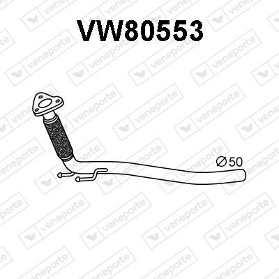 Veneporte VW80553 Вихлопна труба VW80553: Купити в Україні - Добра ціна на EXIST.UA!