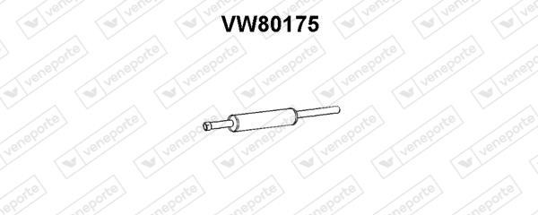 Veneporte VW80175 Резонатор VW80175: Купити в Україні - Добра ціна на EXIST.UA!