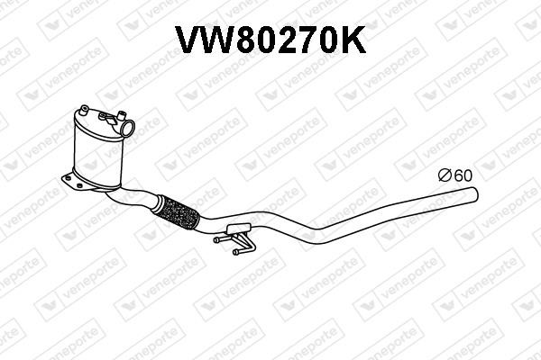 Veneporte VW80270K Каталізатор VW80270K: Купити в Україні - Добра ціна на EXIST.UA!