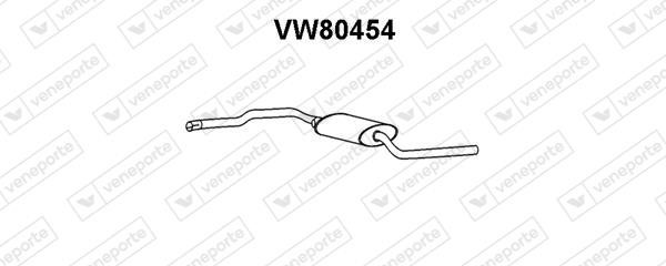 Veneporte VW80454 Резонатор VW80454: Купити в Україні - Добра ціна на EXIST.UA!