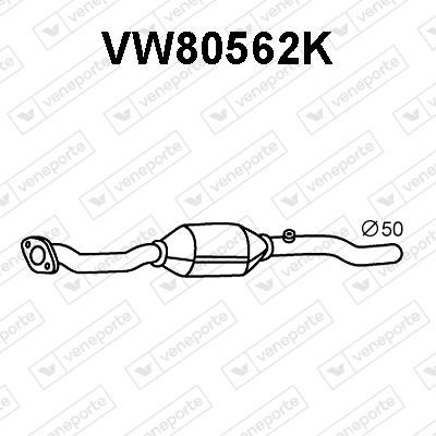 Veneporte VW80562K Каталізатор VW80562K: Купити в Україні - Добра ціна на EXIST.UA!