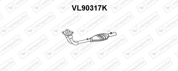 Veneporte VL90317K Каталізатор VL90317K: Купити в Україні - Добра ціна на EXIST.UA!