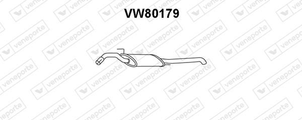 Veneporte VW80179 Глушник, задня частина VW80179: Приваблива ціна - Купити в Україні на EXIST.UA!