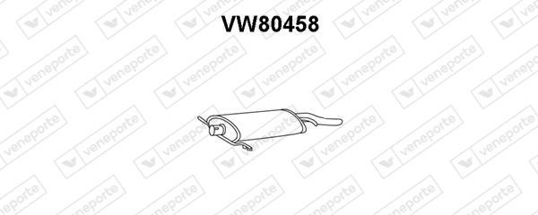 Veneporte VW80458 Глушник, задня частина VW80458: Купити в Україні - Добра ціна на EXIST.UA!