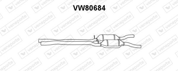 Veneporte VW80684 Резонатор VW80684: Приваблива ціна - Купити в Україні на EXIST.UA!