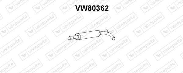 Veneporte VW80362 Резонатор VW80362: Купити в Україні - Добра ціна на EXIST.UA!